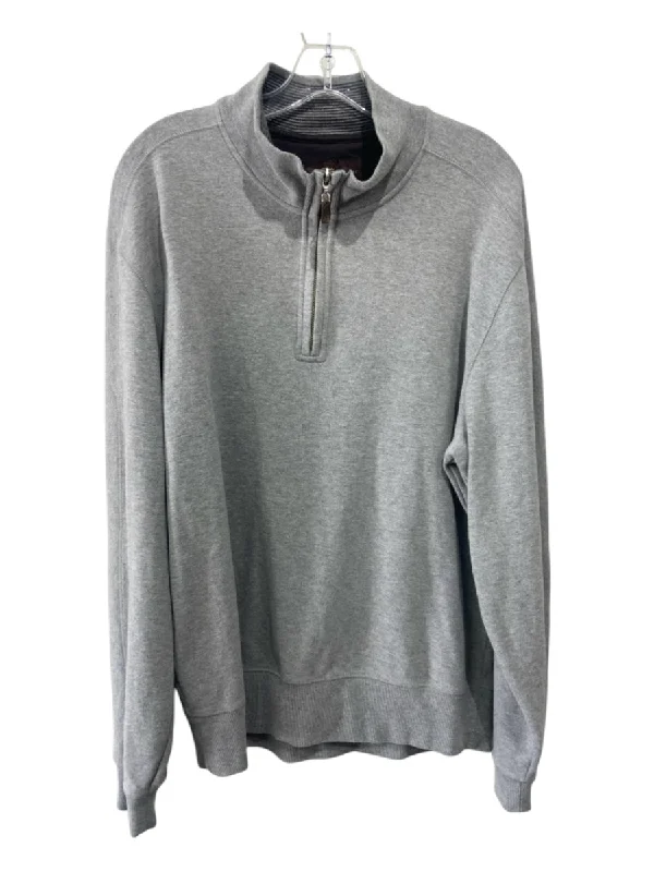Personalized Design Robert Talbott Size XL Light Gray Cotton Blend Solid Men's Long Sleeve Shirt Personalized Design Robert Talbott Size XL Light Gray Cotton Blend Solid Men's Long Sleeve Shirt