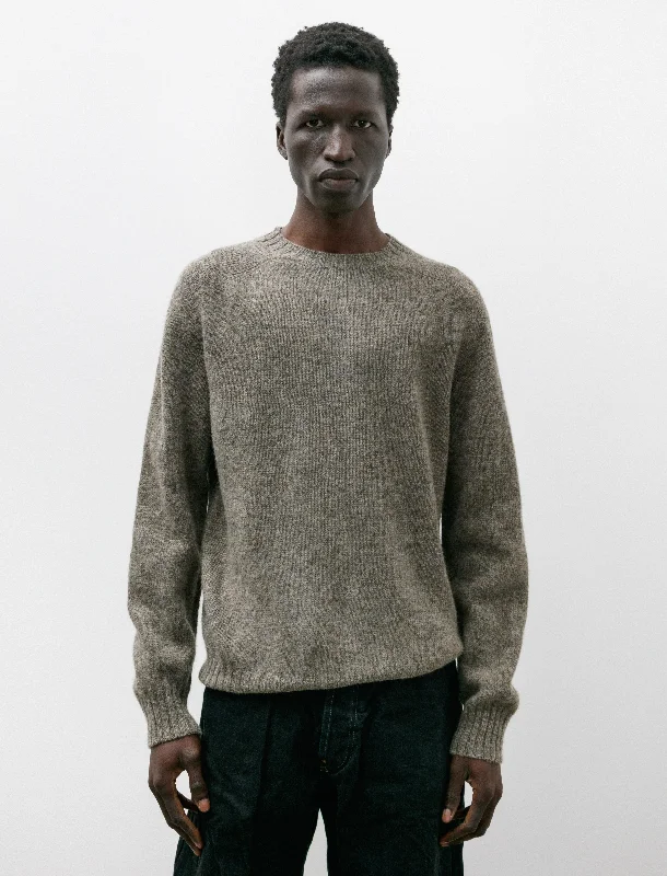 Exquisite Fabrics Neighbour Pure New Wool Sweater Oyster
