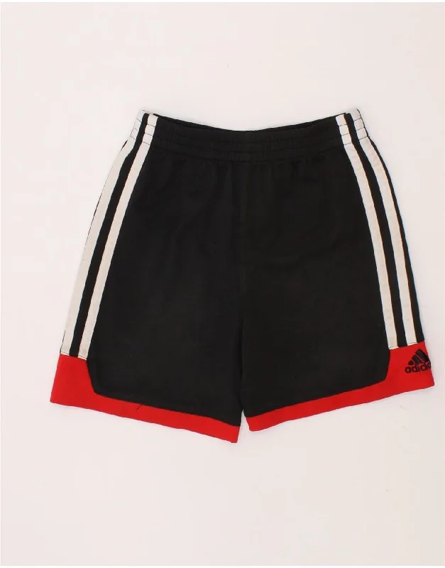 Timeless Style ADIDAS Boys Sport Shorts 2-3 Years Black Polyester