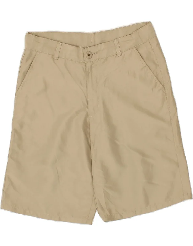 Effortless Comfort NAUTICA Boys Chino Shorts 15-16 Years W30  Beige Polyester