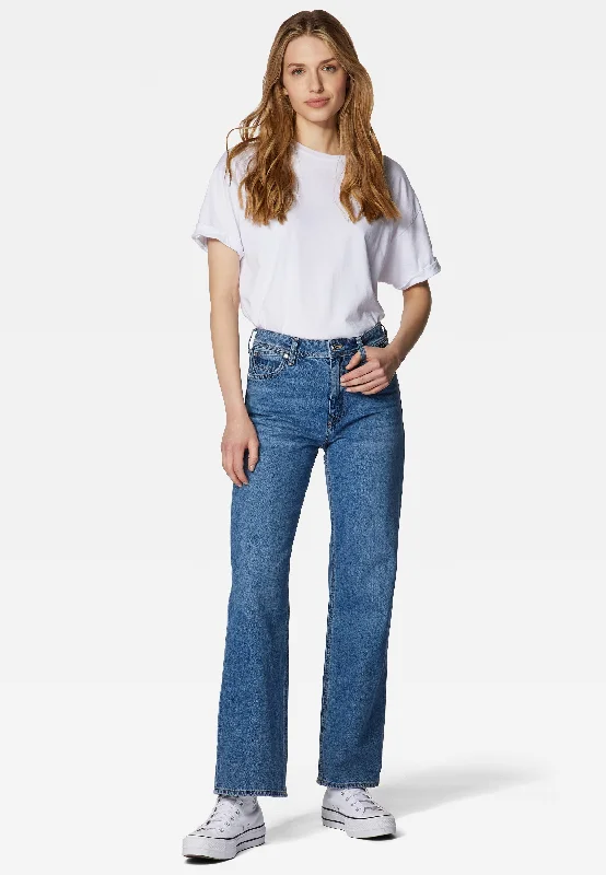 High Street Series LOVE | All Blue High-Rise, 90s Straight