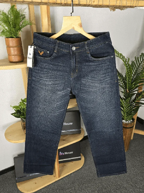 Elegant Dressing Straight Fit Dark Denim Dark Blue