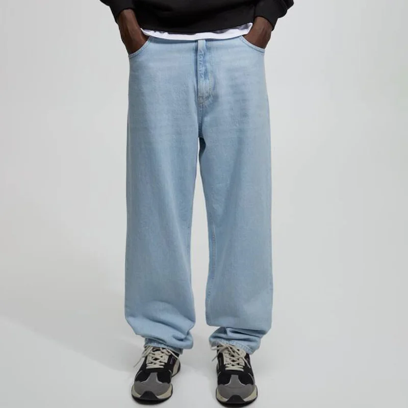 Elegant Comfort Light Blue Baggy Jeans