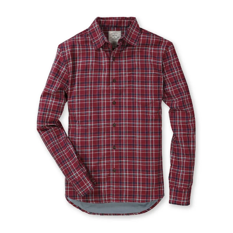 Smart Comfort Convertible Double Weave Button Down Shirt