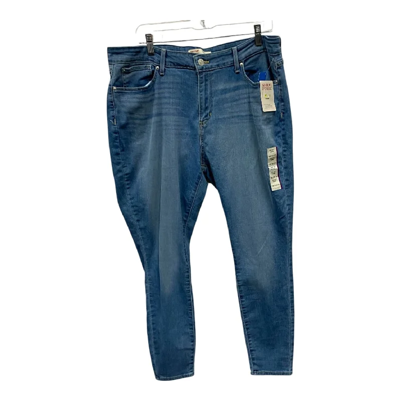 Simple Style Jeans Skinny By Levis In Blue, Size:18