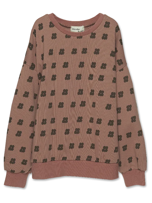 Personalized Outfit FLORAL SWEATSHIRT-Cinnamon Floral