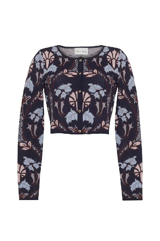 Fashionable Items Llana Cardigan in Arcada Navy