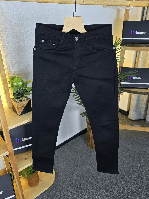 Chic Outfits Mensoo Denim Jeans Black