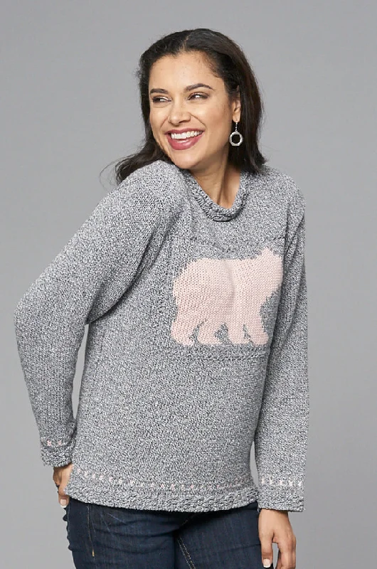 Cool Style Canadiana Eco cotton "Laurentian Bear" Pullover Sweater