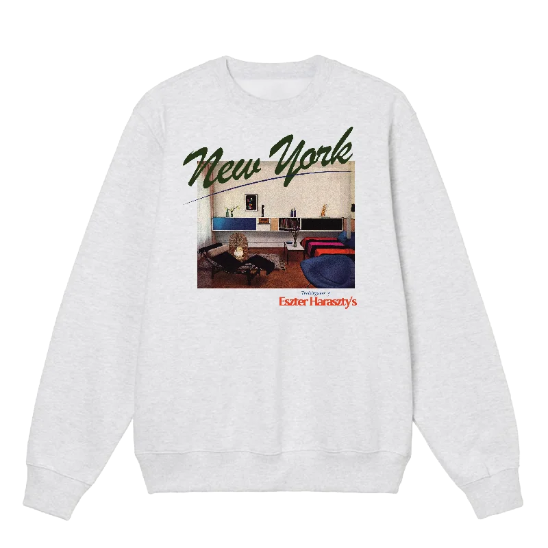 Effortless Style New York Living Room Crewneck