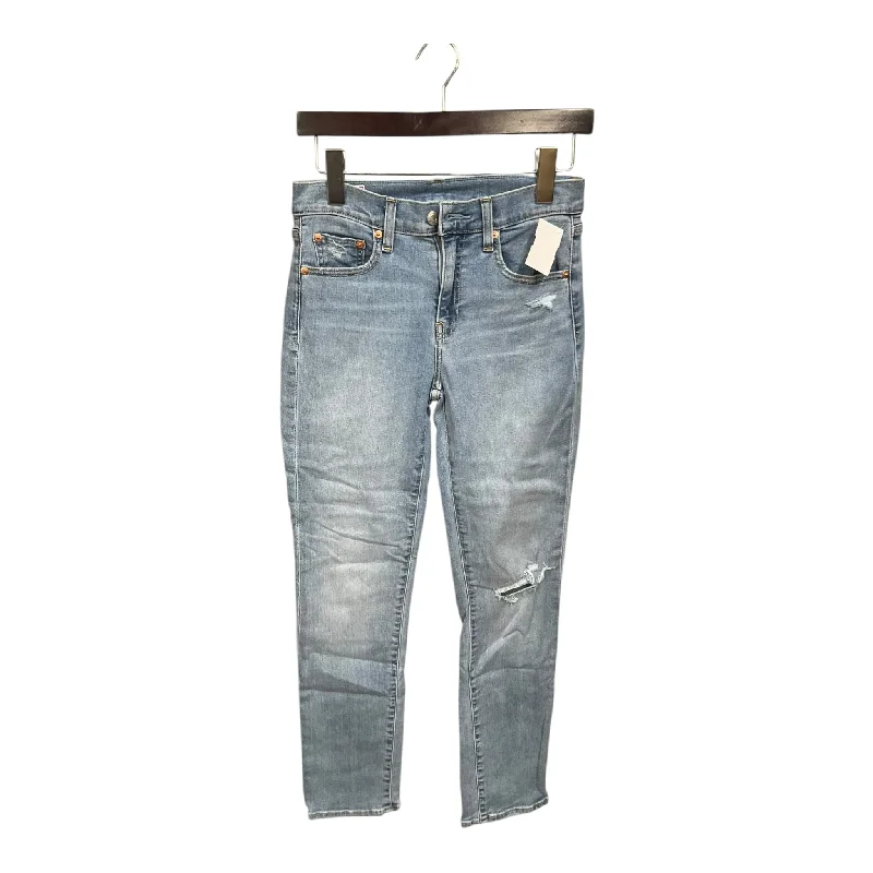Comfortable Fashion Looks Jeans Straight By Gap In Blue Denim, Size: 2