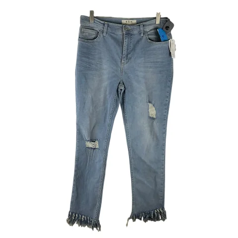 Fashion Comfort Jeans Straight By We The Free In Blue Denim, Size: 10