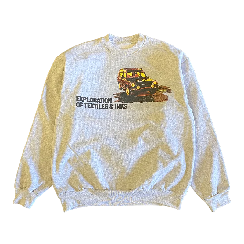 Simple Design Exploration Of Textile Inks Crewneck
