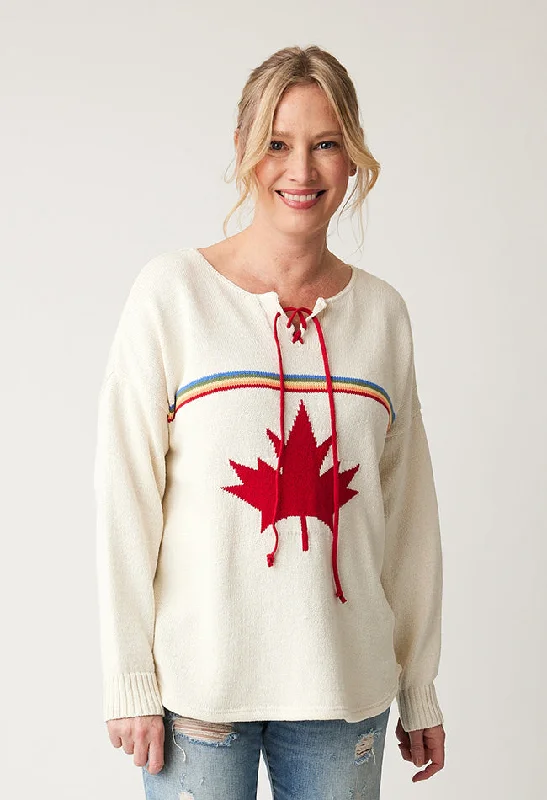 Cozy Sweaters RAINBOW HOCKEY SWEATER