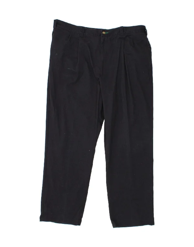 Effortless Outfits TOMMY HILFIGER Mens Pegged Chino Trousers W40 L30 Navy Blue