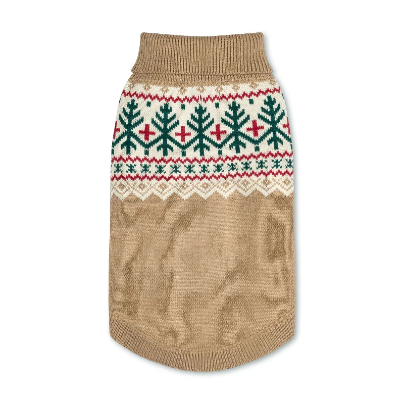 Perfect Tailoring Fair Isle Dog Sweater