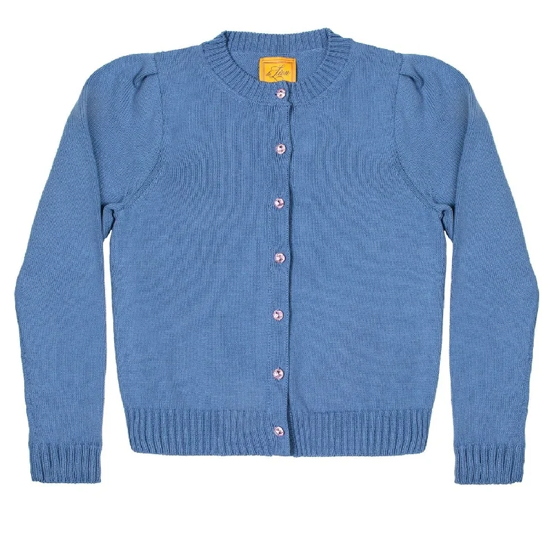 Personalized Design Puff Sleeve Laursie Cardigan