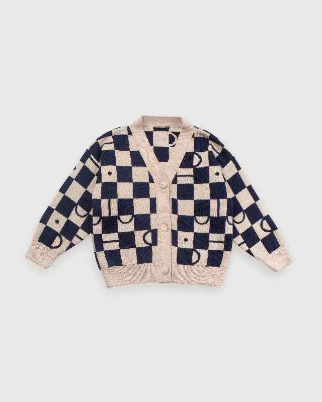 Classic Series MARIUS MERINO CARDIGAN-Ink