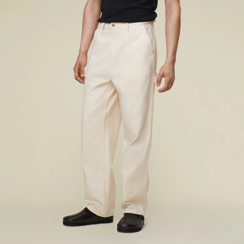 Fresh And Capable Ivy Pant Carpenter Ecru - Relaxed Fit