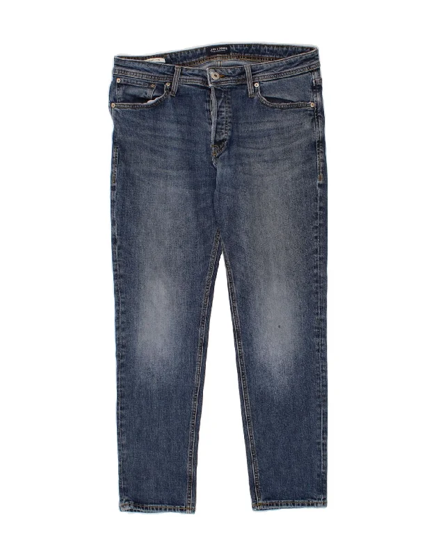 Cozy Vibes JACK & JONES Mens Tim Slim Jeans W34 L30 Blue