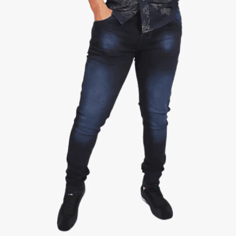 Soviet Mens Aventador #4 Skinny Jean Blue Black