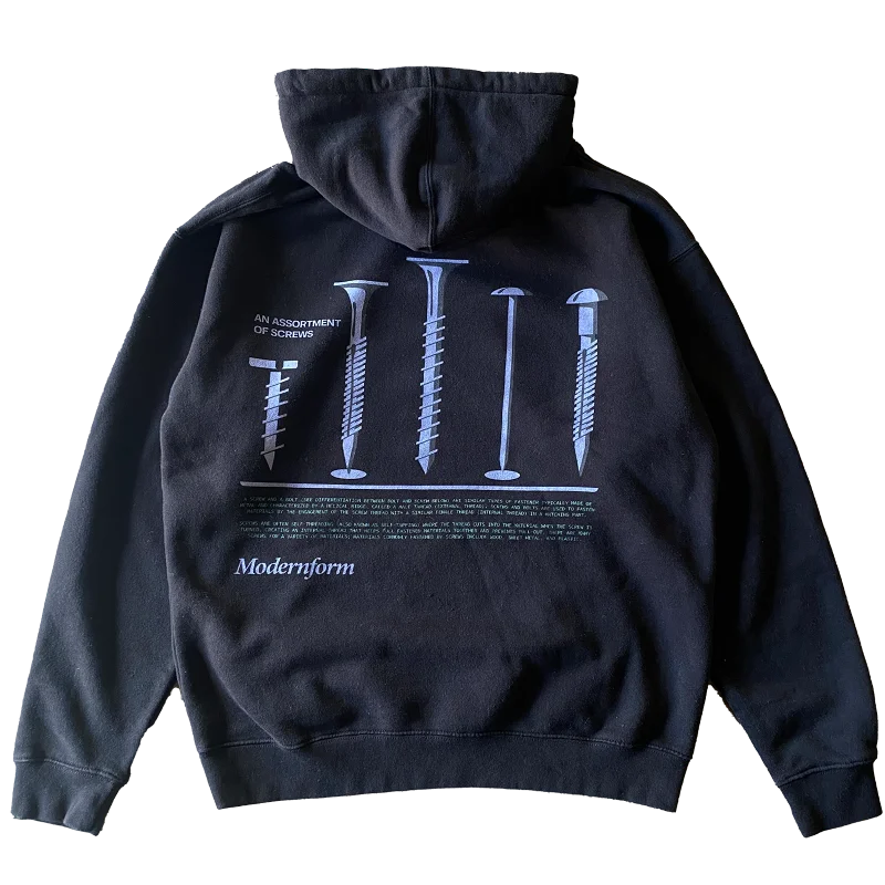 Retro Fashion Screw Assortment Hoodie