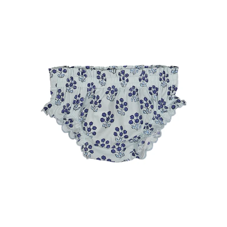 Comfy Pants BETTY BLOOMER-Blue Flower