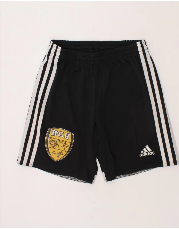 Weekend Comfort ADIDAS Boys Halifax County United Graphic Sport Shorts 9-10 Years Black