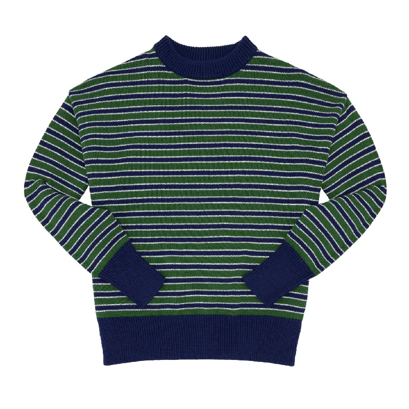 Comfortable Looks Women’s Evergreen Stripe Knit Sweater