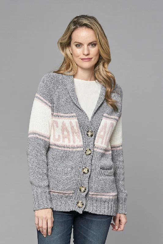 Basic Version Canadiana Eco Cotton Cardigan 2XL only