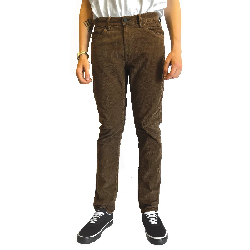 Soft Fabric Looks Blend Mens Skinnt Fit Twister Corduroy - 20708905