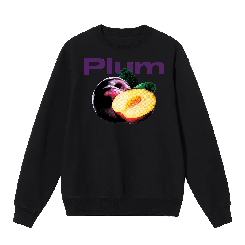 Soft Feel Plum Crewneck