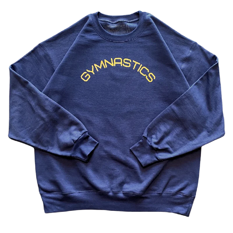 Elegant Casuals Gymnastics Text Crewneck