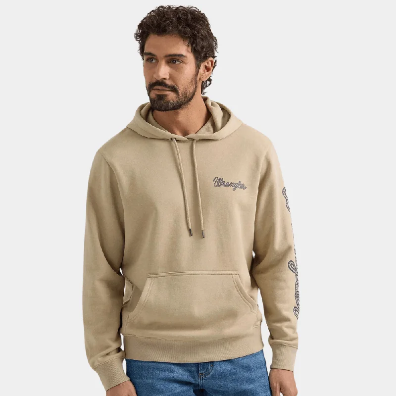 Breezy Outfits Wrangler Rope Logo Pullover Hoodie