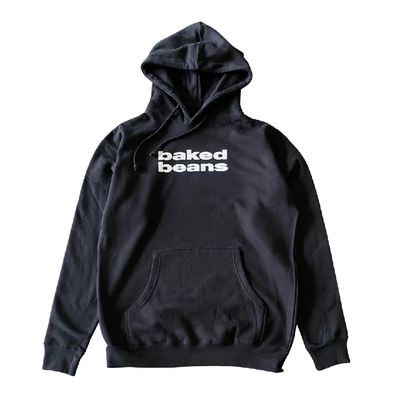 Relaxed Dresses Baked Beans Text Hoodie