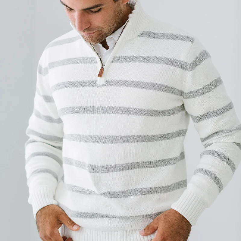 Free And Casual Half Zip Pullover Sweater