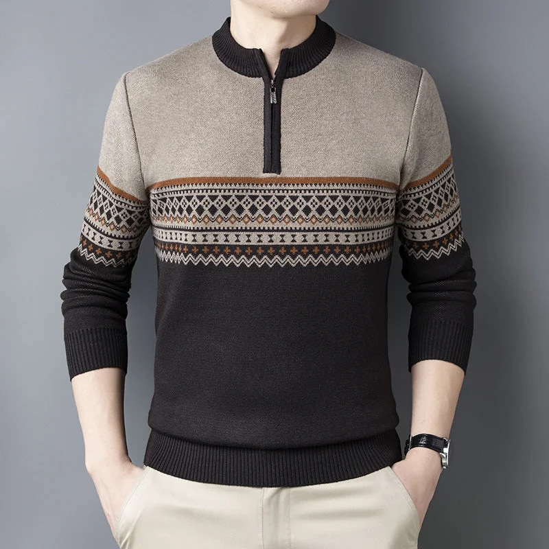 Elegant Outline Half Turtleneck Autumn And Winter Bottoming Sweater