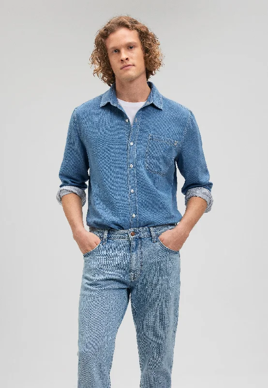Lively And Youthful HEMD | Denim Hemd Mit Brusttasche