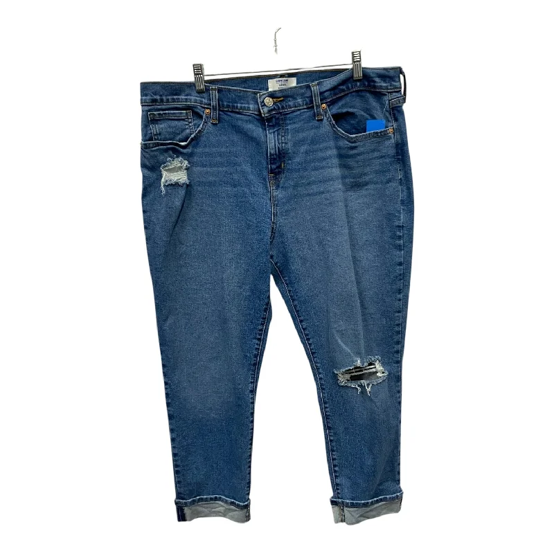 Breezy Style Jeans Boyfriend By Denizen By Levis In Blue Denim, Size:14