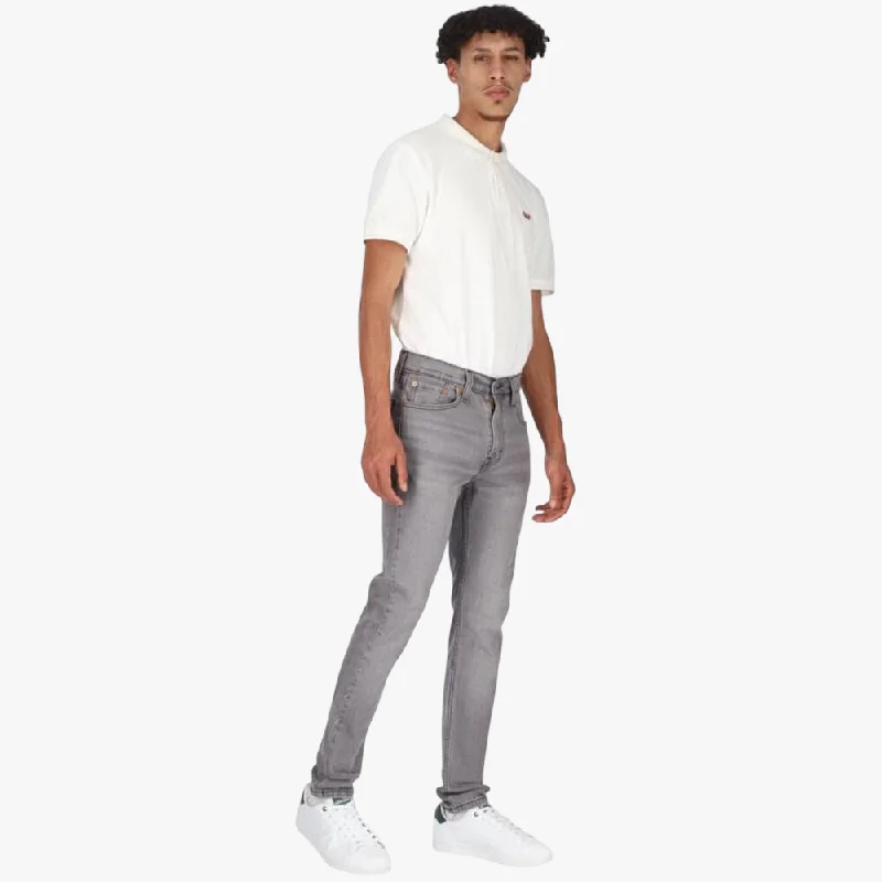 Stylish Fit Levis Mens 512 Slim Tapered Jean Grey Dark