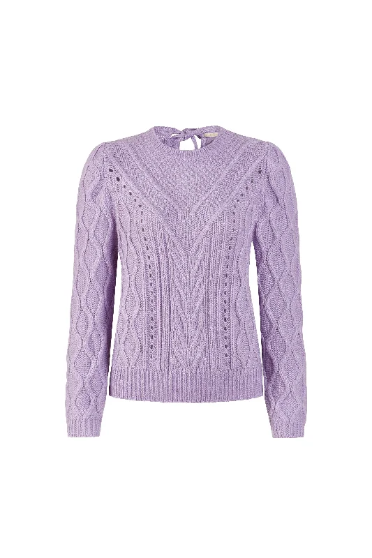 Basic Comfort Felicia Sweater in Lavender