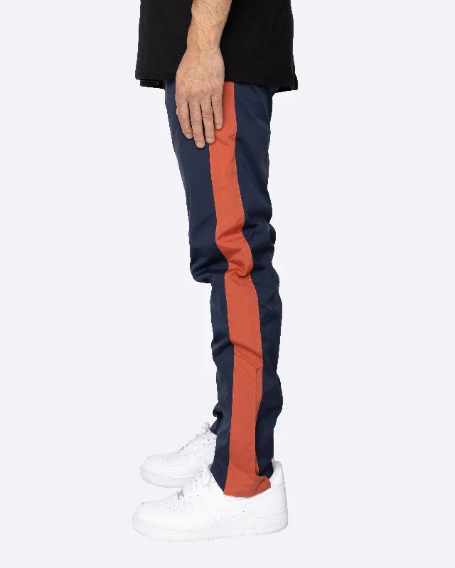 Elegant And Charming EPTM NYLON BASIC TRACK PANTS-NAVY/RUST