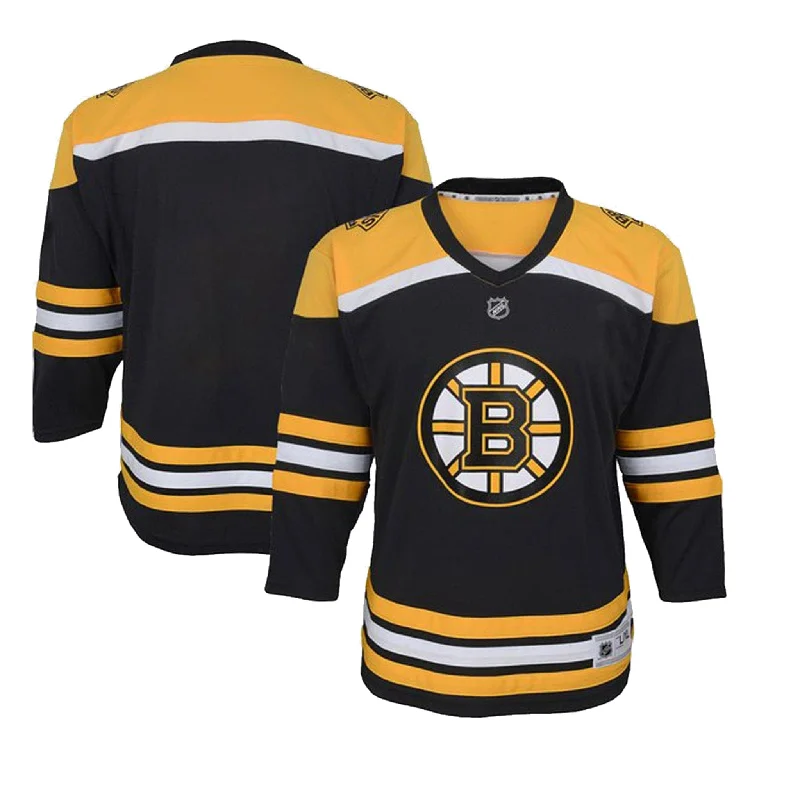 Simple And Comfortable Boston Bruins Home Outer Stuff Replica Toddler Jersey
