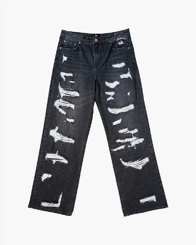 Sexy Fun EPTM PALADIN WIDE LEG JEANS - BLACK