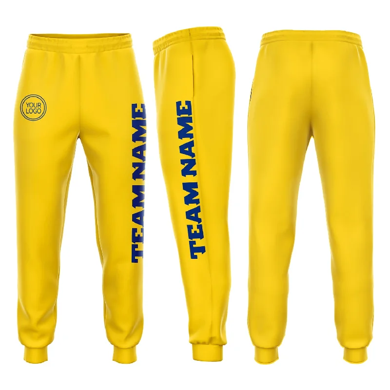 Sports And Leisure Custom Gold Royal Fleece Jogger Sweatpants