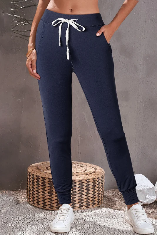Fashion Must-have Drawstring Joggers with Pockets