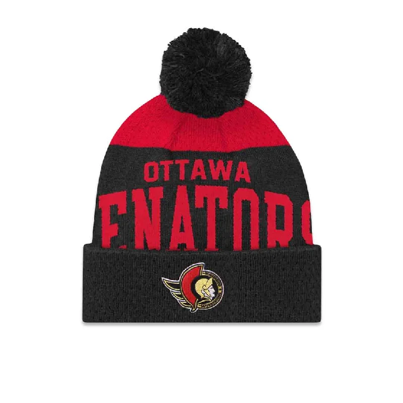 Fashionable Items NHL - Kids' (Youth) Ottawa Senators Stretch Arc Knit Beanie (HK5BOHC78 SEN) Fashionable Items NHL - Kids' (Youth) Ottawa Senators Stretch Arc Knit Beanie (HK5BOHC78 SEN)