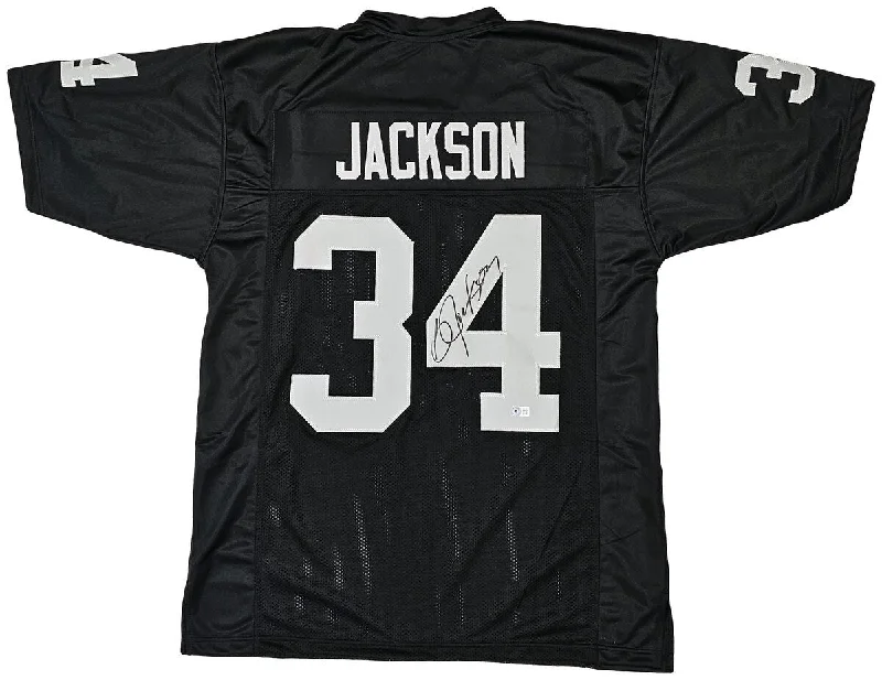 Boutique Recommendation Bo Jackson Autographed Black Jersey - Beckett Authenticated Boutique Recommendation Bo Jackson Autographed Black Jersey - Beckett Authenticated