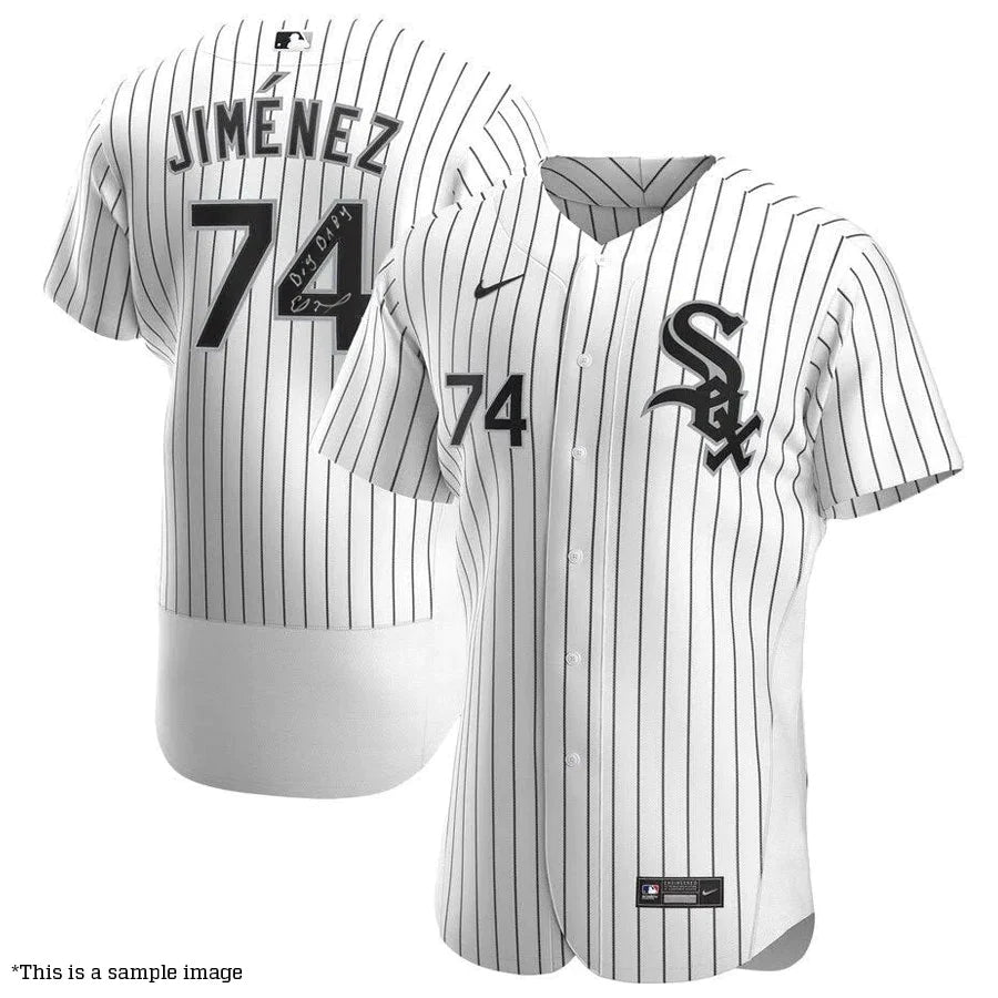 Casual Chic Eloy Jimenez Autographed Chicago White Sox Nike Home Authentic Jersey with "Big Baby" Inscription Casual Chic Eloy Jimenez Autographed Chicago White Sox Nike Home Authentic Jersey with "Big Baby" Inscription