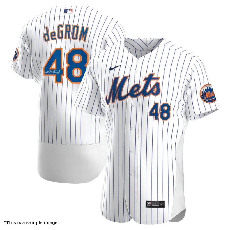 Urban Design Sense Jacob deGrom Autographed Mets Authentic Home Jersey